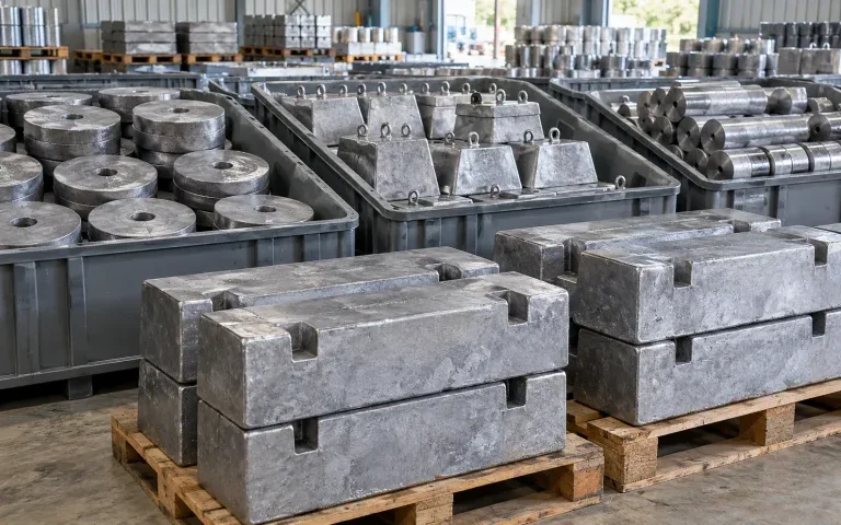 Đối trọng và chi tiết chì rắn đã xác minh nguồn