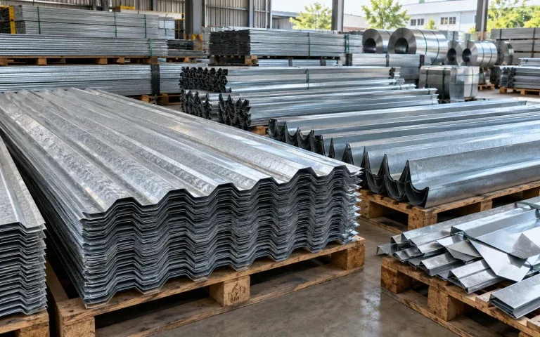 Tấm, dải kẽm và phụ kiện mái được phân loại
